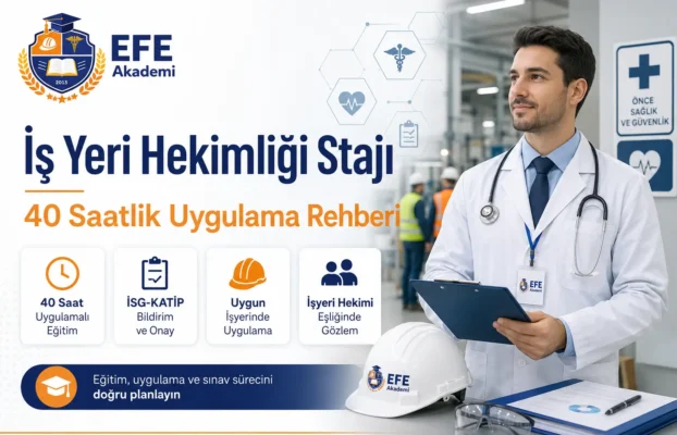 İş Yeri Hekimliği Stajı: 40 Saatlik Uygulama Rehberi